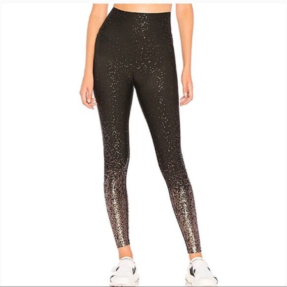 Beyond Yoga Alloy Gunmetal Ombré High Waist Midi Leggings - Picture 2 of 10
